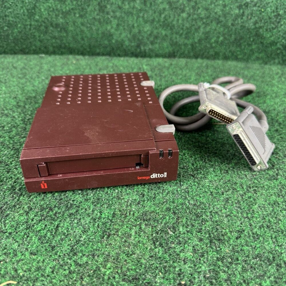 IOmega Ditto 2GB PPT Tape Drive external IO2000-PX Parallel No Power Cord